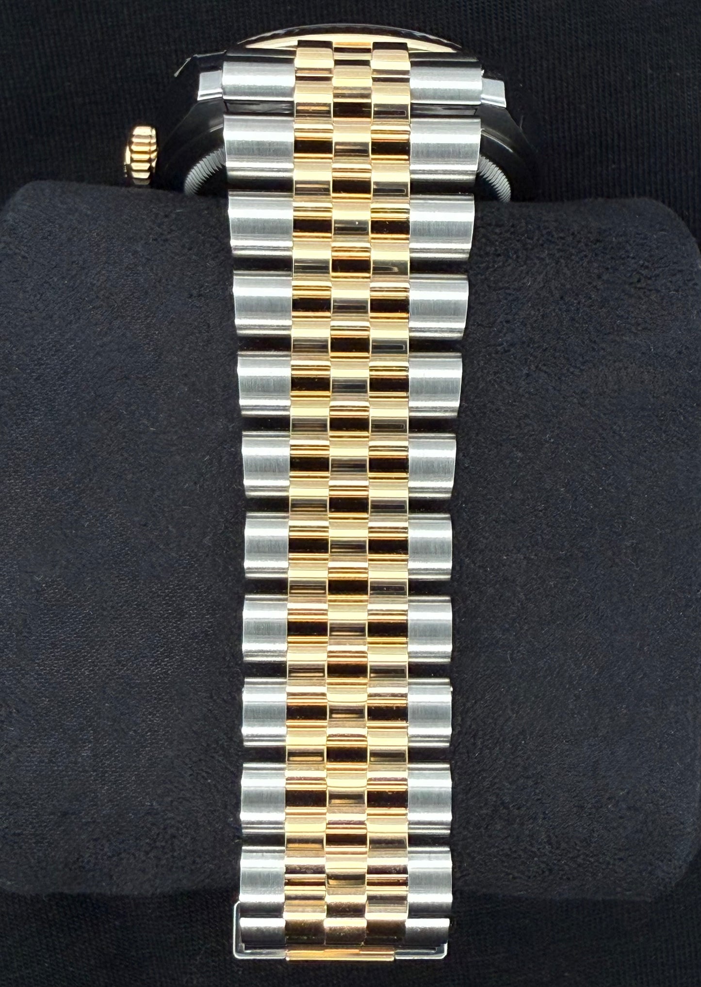 Rolex Datejust 36 Two-Tone Yellow Gold White Roman Dial 126233 Bracelet