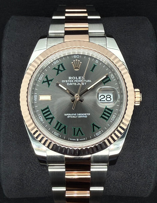 Rolex Datejust 41 Two Tone Everose Gold Wimbledon 126331