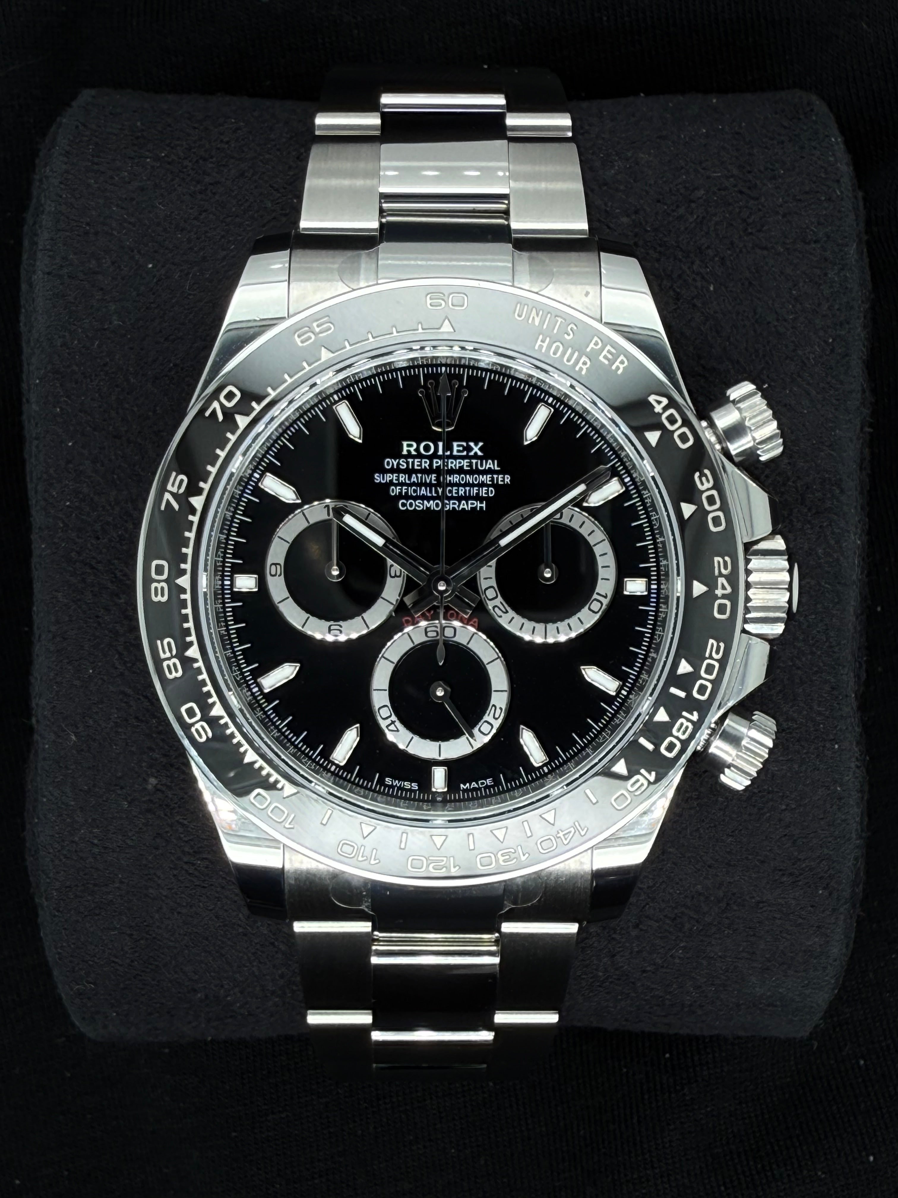 OCCULTUS ブラックメタル　BLACKL Rolex Daytona Black Dial Ceramic Bezel 