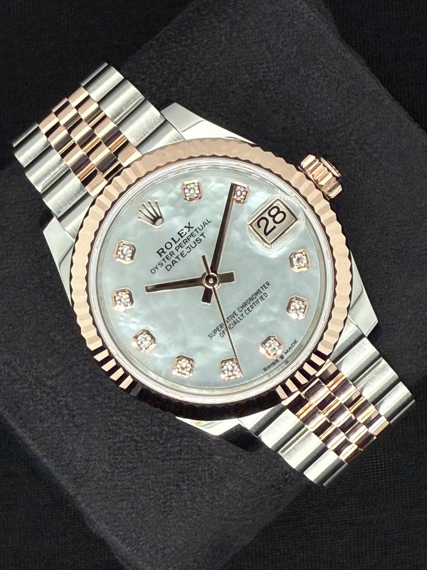 Rolex Datejust 31 "MOP" Mother of Pearl Diamond Dial Jubilee Two Tone 278271 | 2025 | 31mm