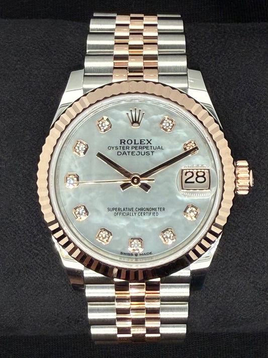 Rolex Datejust 31 "MOP" Mother of Pearl Diamond Dial Jubilee Two Tone 278271 | 2025 | 31mm