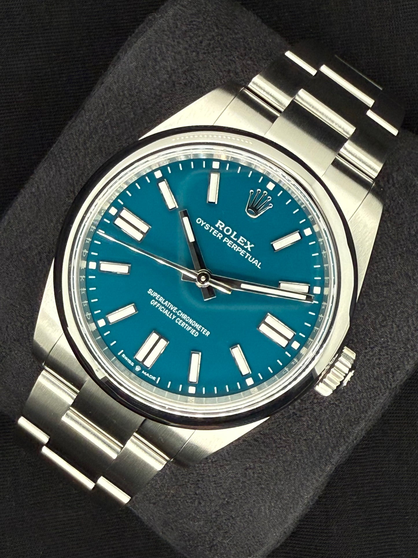 Rolex Oyster Perpetual 41 Med Blue Dial Oyster Bracelet 134300 | 2025 | 41mm