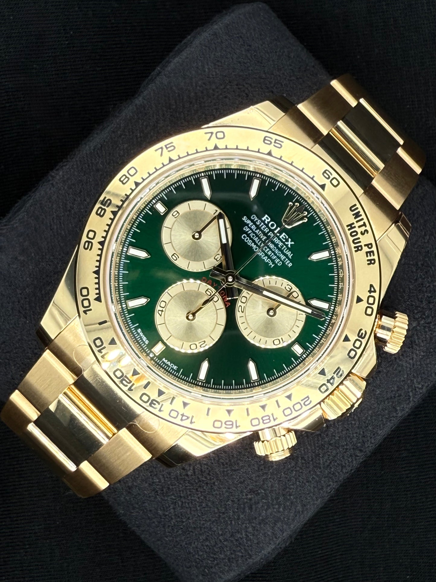 Rolex Daytona “John Mayer” Yellow Gold Green Dial 126508 | 2025 | 40mm
