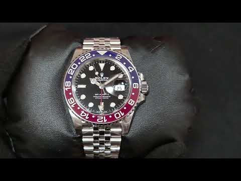 Rolex GMT-Master II Pepsi Jubilee 126710BLRO video