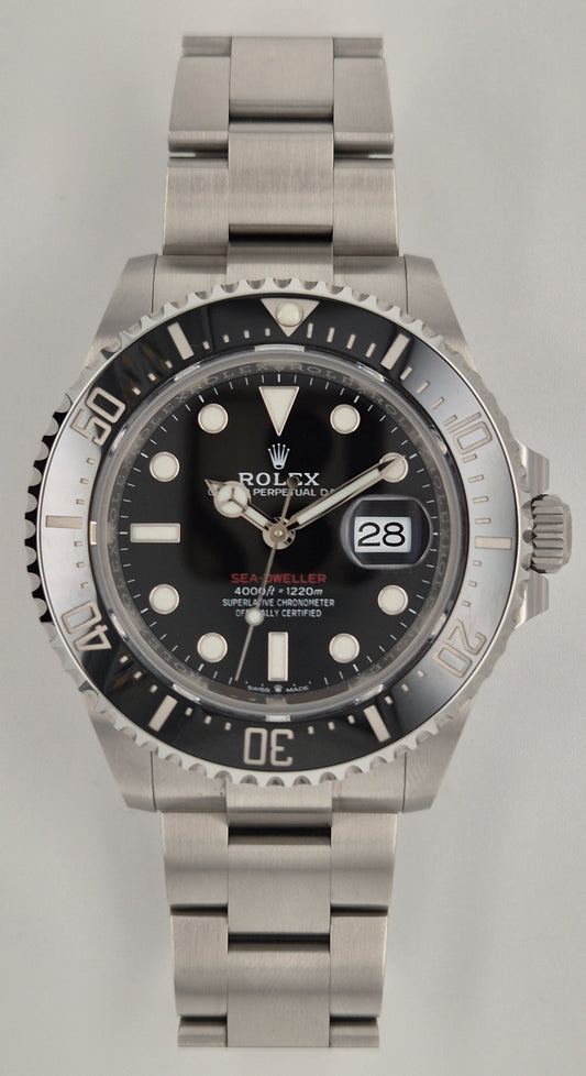 Rolex Sea-Dweller Black Red Letters 126600  front