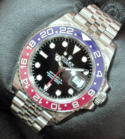 Rolex GMT-Master II Pepsi Jubilee 126710BLRO front right