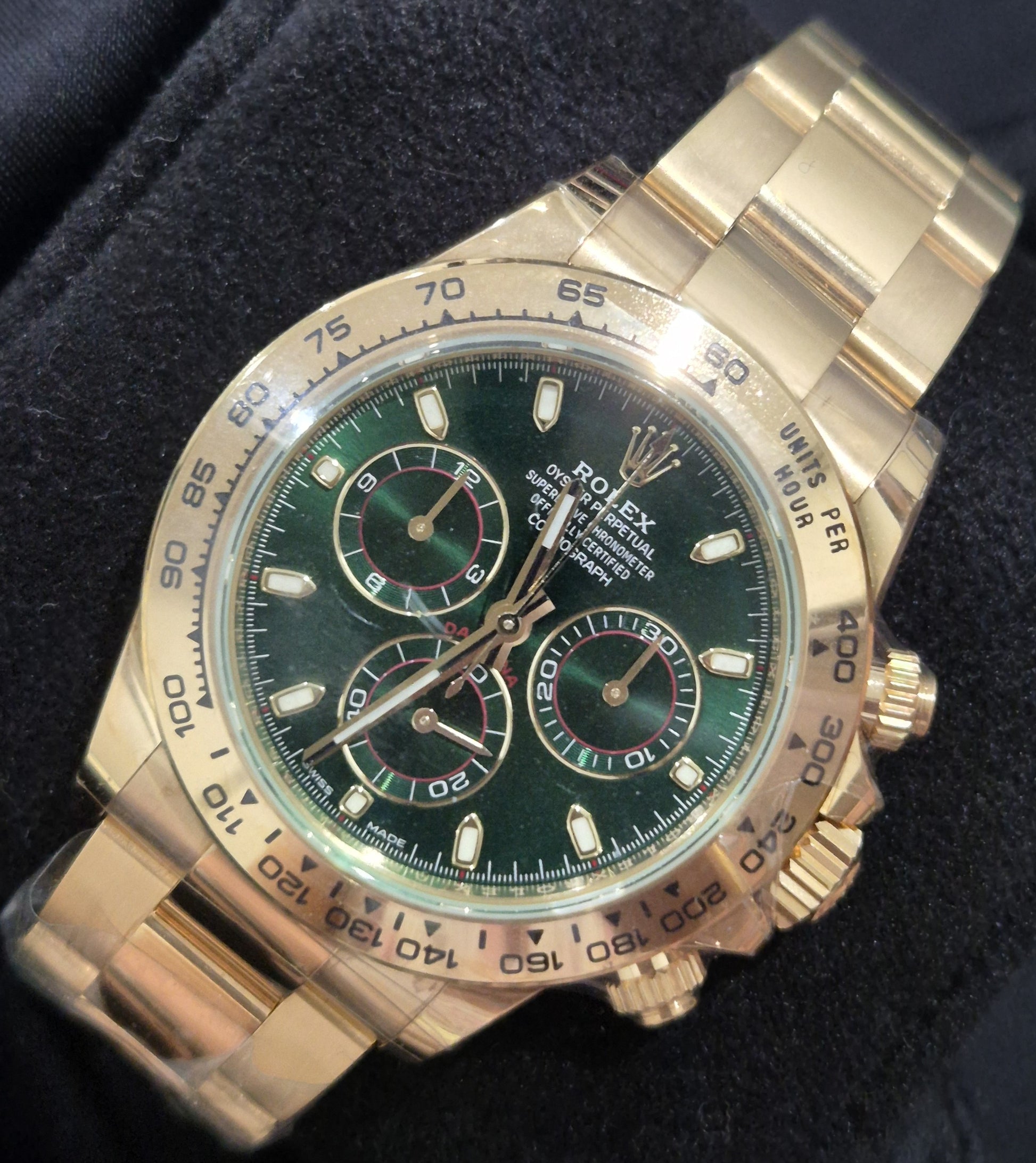 Rolex Daytona “John Mayer” Yellow Gold Green Dial 116508 2023