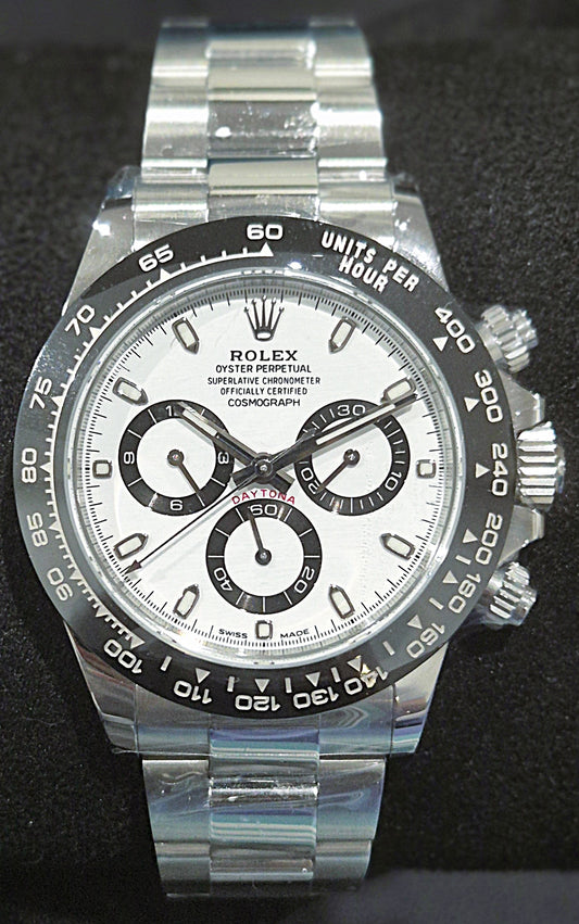 Rolex Cosmograph Daytona “Panda” Oystersteel 116500LN front