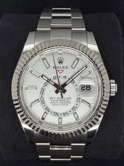 Rolex Sky-Dweller White Dial Oystersteel 326934 | 2023 | 42mm