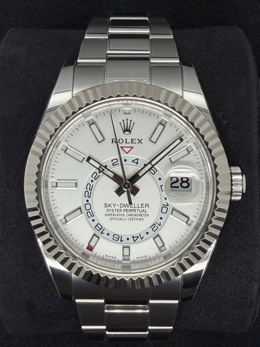 Rolex Sky-Dweller White Dial Oystersteel 326934 | 2023 | 42mm