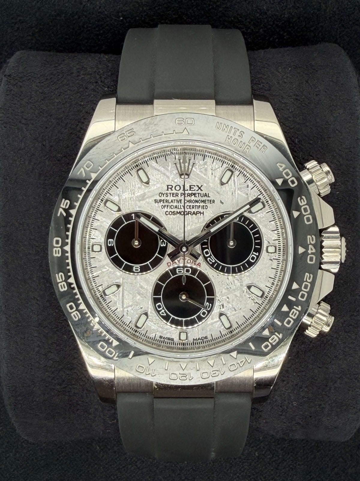 Rolex Daytona Meteorite Dial White Gold Oysterflex 116519LN | 2023 | 40mm