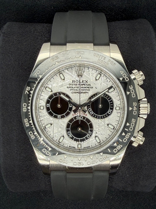 Rolex Daytona Meteorite Dial White Gold Oysterflex 116519LN | 2023 | 40mm