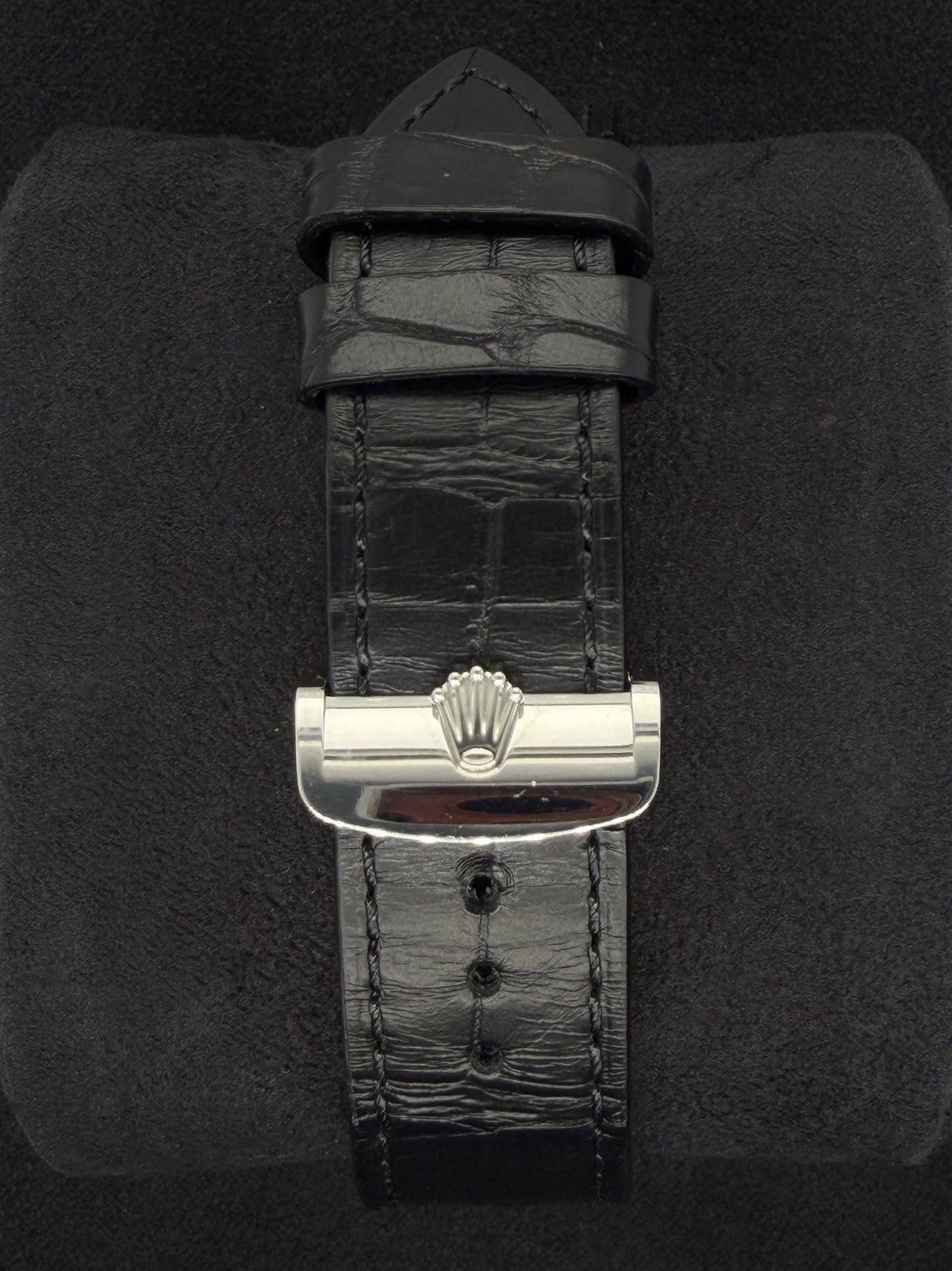 Rolex 1908 Ice Blue Dial Platinum Leather Strap 52506 | 2026 | 39mm