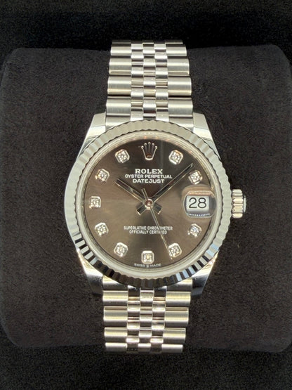 Rolex Datejust 31 Dark Grey Diamond Dial Jubilee 278274 | 2026 | 31mm