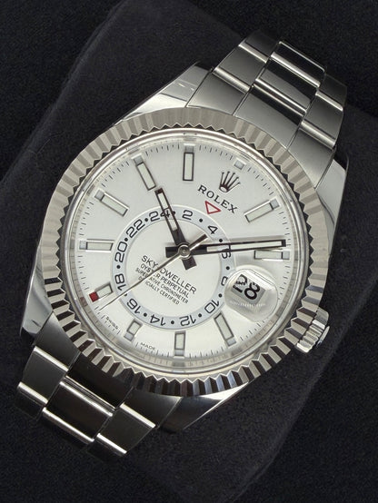 Rolex Sky-Dweller White Dial Oystersteel 326934 | 2023 | 42mm
