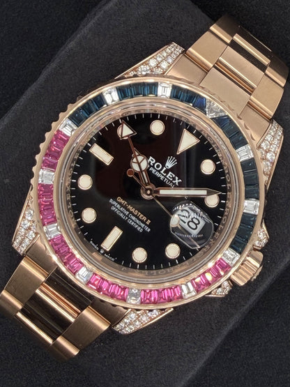 Rolex GMT-Master II 'Saru' 18ct Rose Gold 126755SARU | 2022 | 40mm