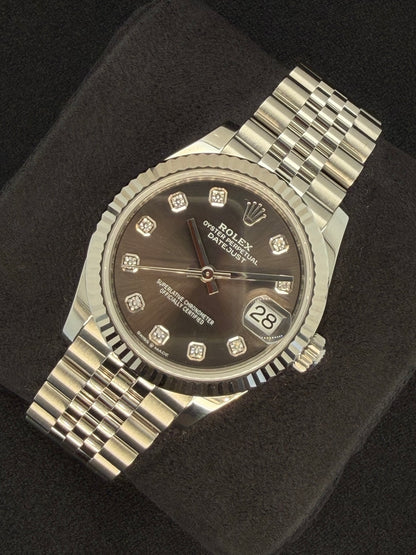 Rolex Datejust 31 Dark Grey Diamond Dial Jubilee 278274 | 2026 | 31mm