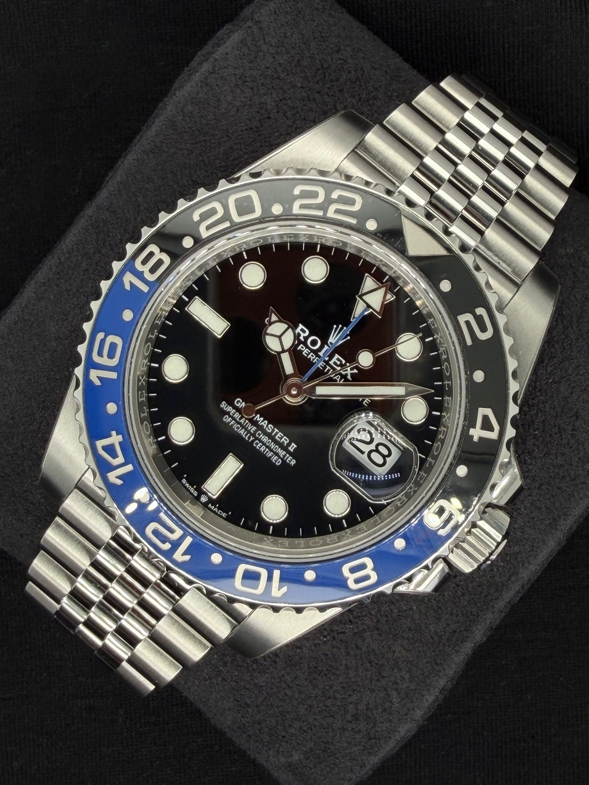Rolex GMT-Master II Batgirl Jubilee 126710BLNR | 2026 | 40mm