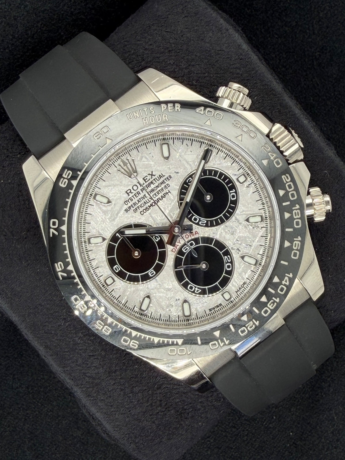 Rolex Daytona Meteorite Dial White Gold Oysterflex 116519LN | 2023 | 40mm