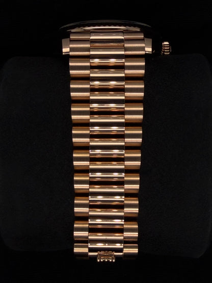 Rolex Day-Date 36 Brown Ombré Diamond Everose Gold 128235 | 2022 | 36mm