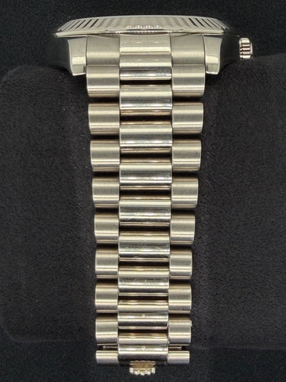 Rolex Day-Date II Silver Diamond Dial White Gold 218239 | 2012 | 41mm