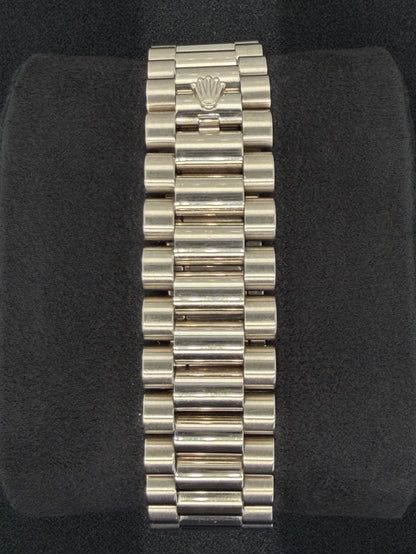 Rolex Day-Date II Silver Diamond Dial White Gold 218239 | 2012 | 41mm