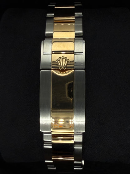 Rolex GMT-Master II Two Tone Yellow Gold Black Dial Green Arrow Hand 116713LN | 2016 | 40mm
