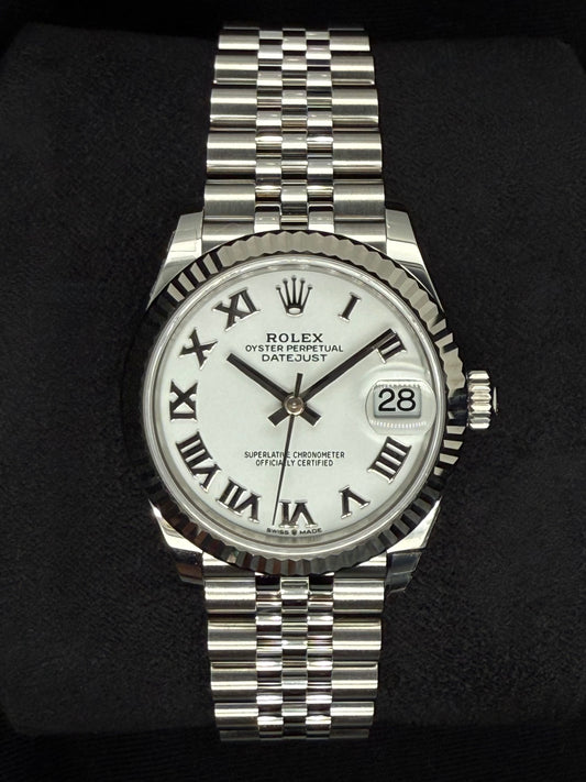 Rolex Datejust 31 Steel White Roman Dial Jubilee 278274 | 2025 | 31mm