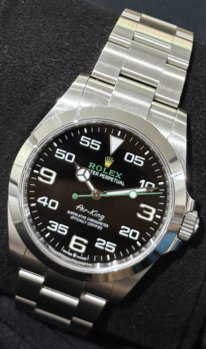 Rolex Air-King 126900 Oystersteel front left