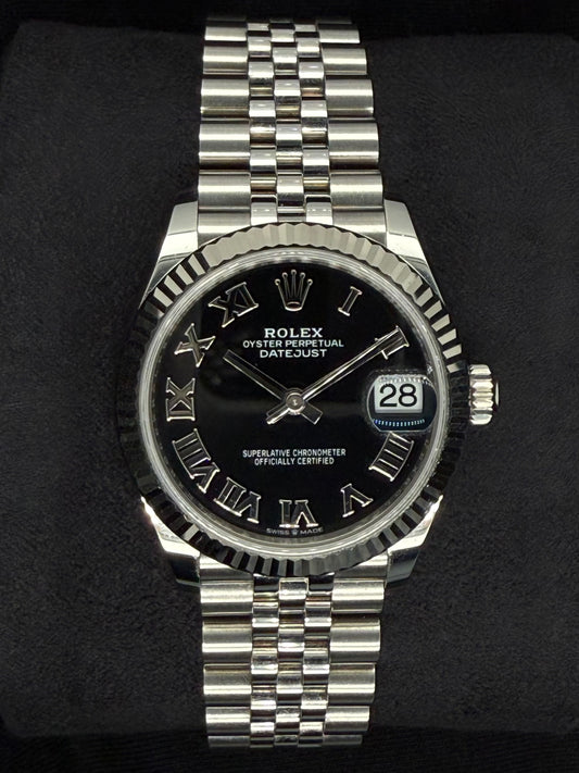 Rolex Datejust 31 Steel Black Roman Dial Jubilee 278274 | 2025 | 31mm