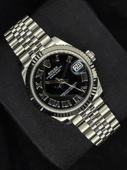 Rolex Datejust 31 Steel Black Roman Dial Jubilee 278274 | 2025 | 31mm