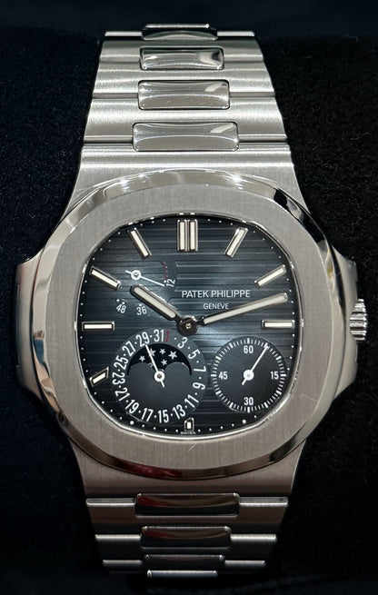 Patek Philippe Nautilus Mint Blue Dial Stainless Steel 5712/1A-001 front