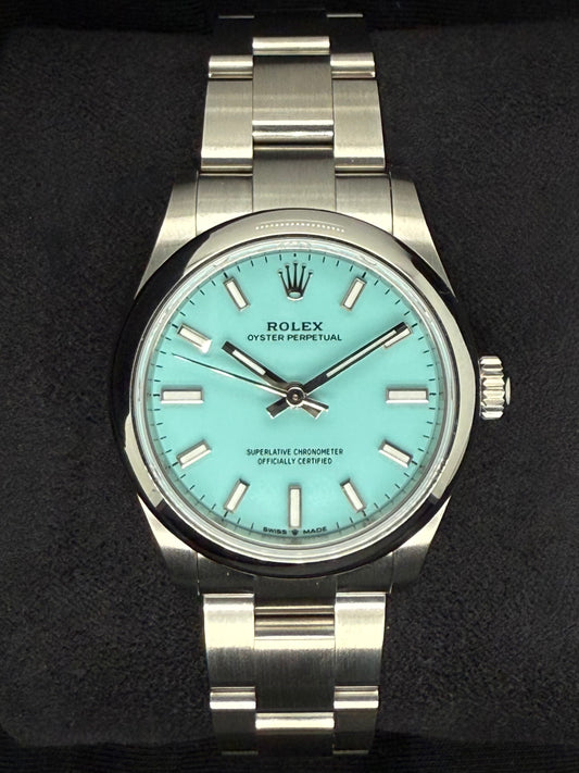 Rolex Oyster Perpetual 31 Tiffany Blue Dial Oyster Bracelet 277200 | 2024 | 31mm