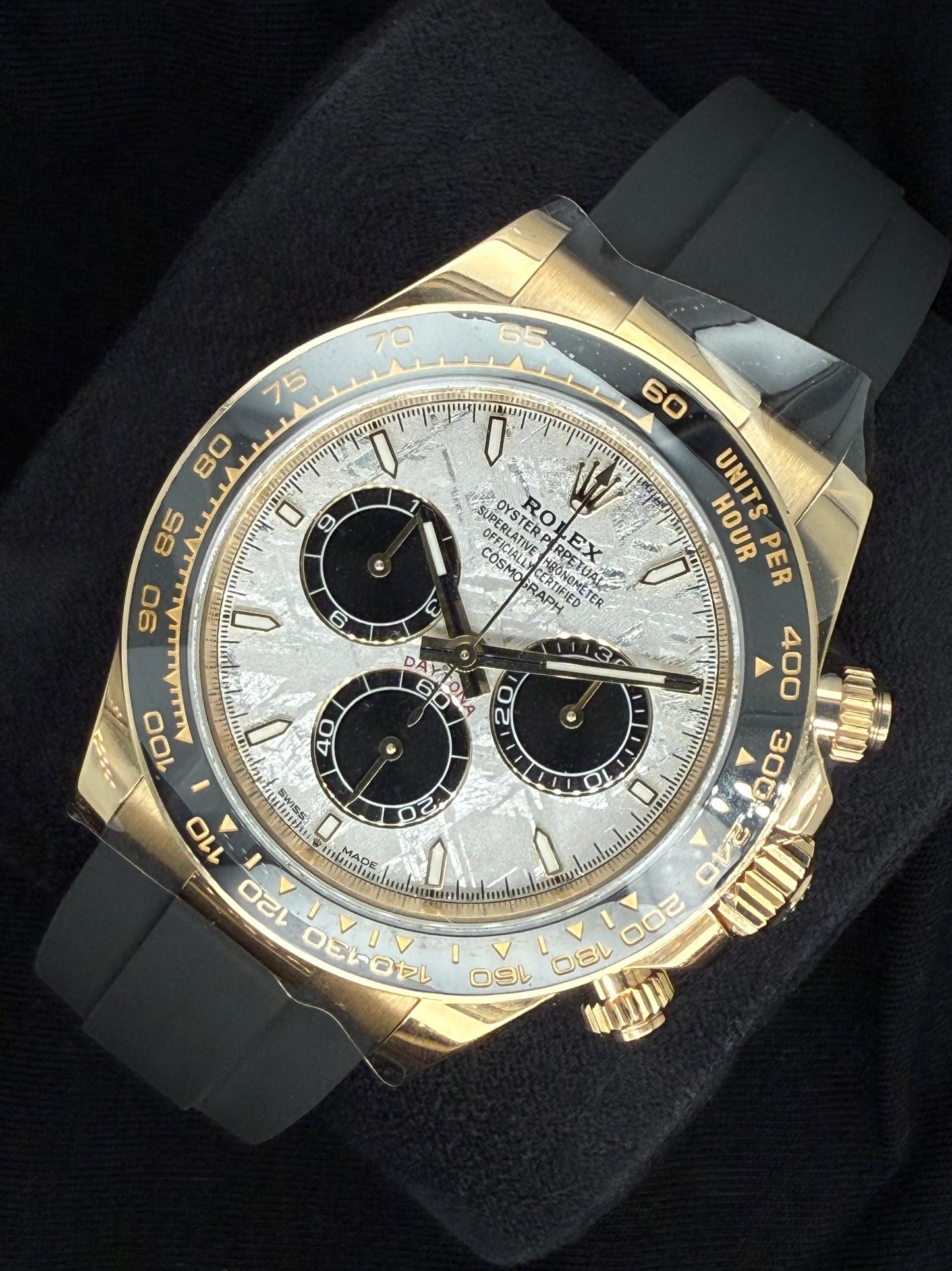 Rolex Cosmograph Daytona Yellow Gold Meteorite Dial Oysterflex 126518LN | 2025 | 40mm