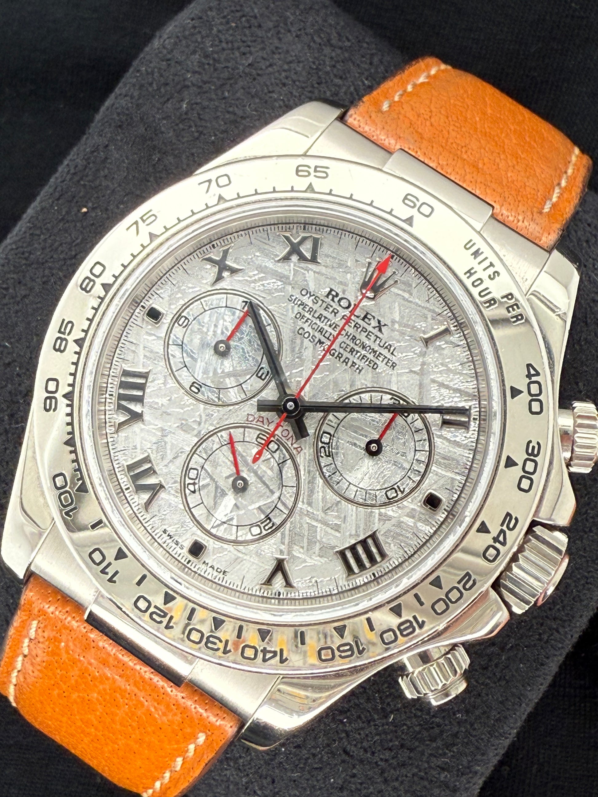 Rolex Daytona White Gold Meteorite Dial 116519LN front right