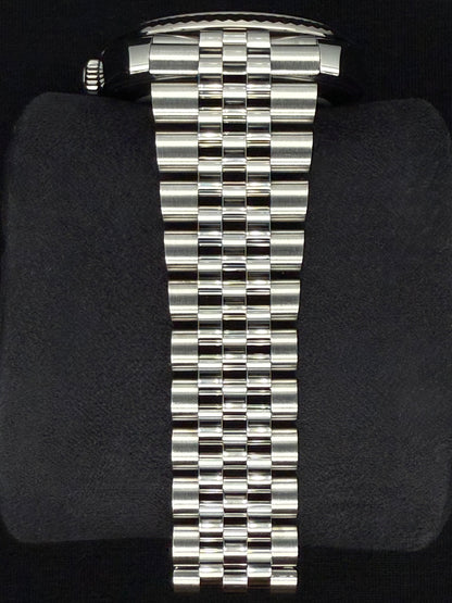 Rolex Datejust 41 Blue ‘Sticks’ Dial Fluted Bezel Jubilee Stainless Steel 126334 bracelet
