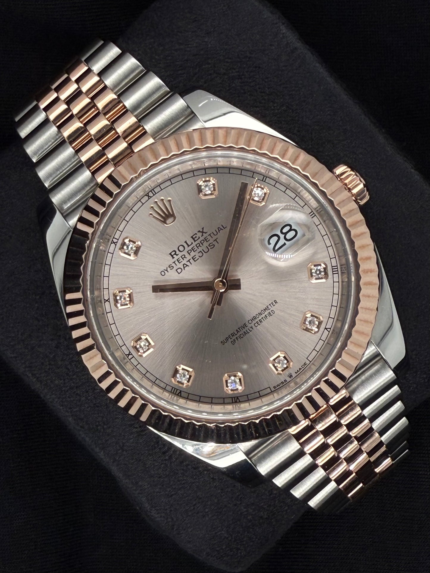 Rolex Datejust 41 Two Tone Rose Gold Sundust Diamond Dial 126331 | 2022 | 41mm