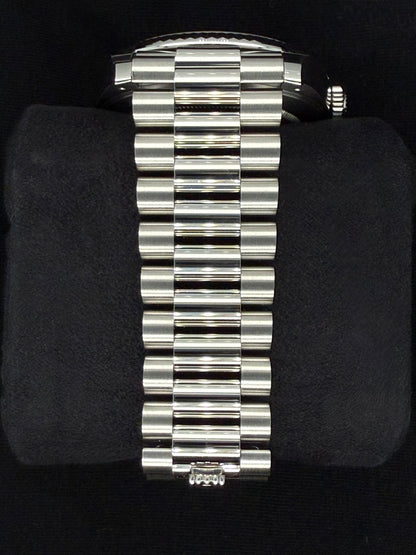 Rolex Day-Date 40 Platinum Ice Blue Roman Dial 228236 bracelet 2