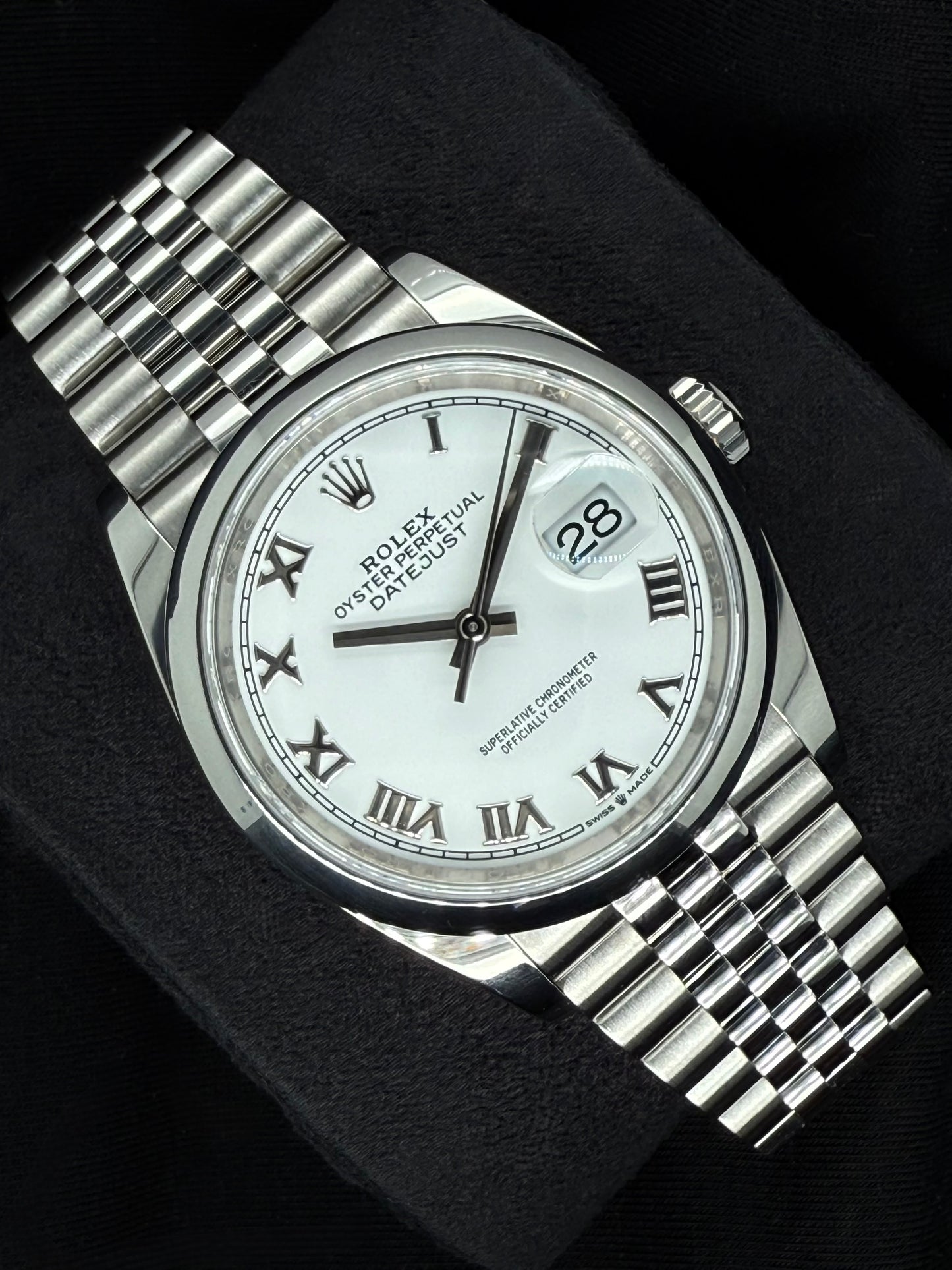 Rolex Datejust 36 White Roman Dial Jubilee 126200 | 2021 | 36mm