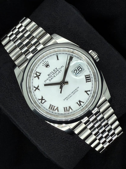 Rolex Datejust 36 White Roman Dial Jubilee 126200 | 2021 | 36mm