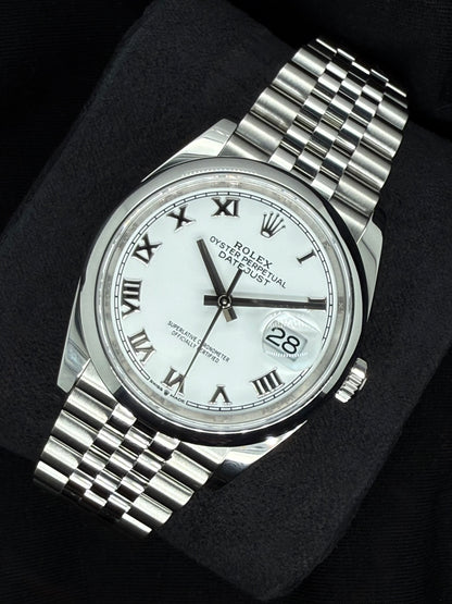 Rolex Datejust 36 White Roman Dial Jubilee 126200 | 2021 | 36mm