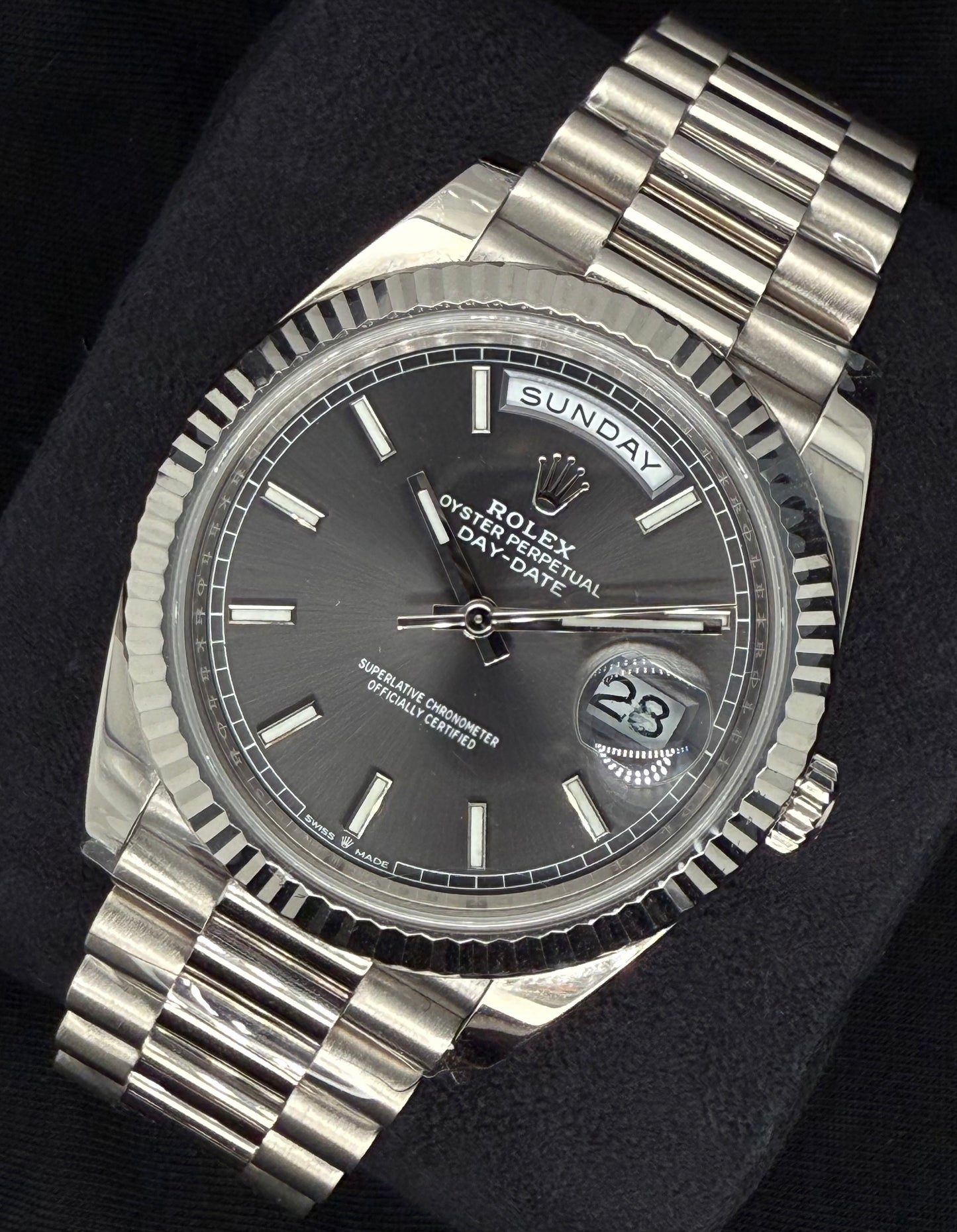Rolex Day-Date 40 Slate Dial White Gold 228239 | 2022 | 40mm
