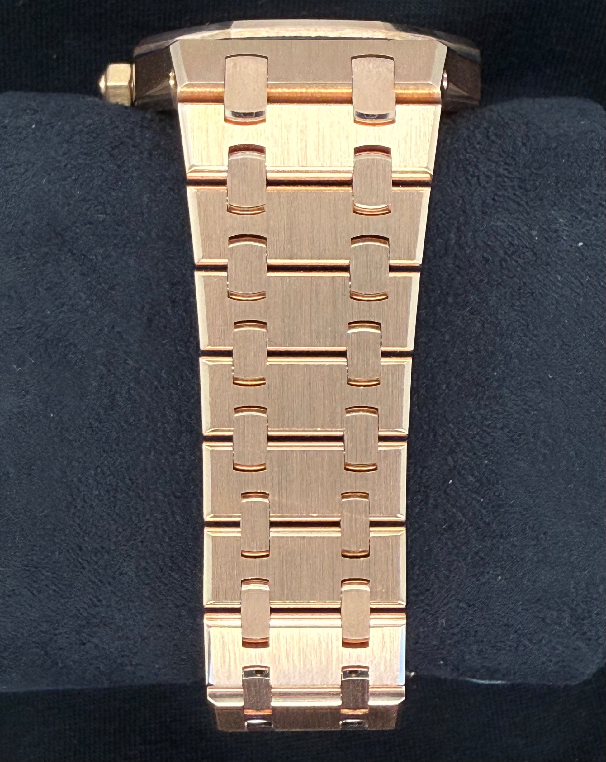 Audemars Piguet Royal Oak Selfwinding Rose Gold Diamond Bezel 15551OR.ZZ.1356OR.01 Bracelet 