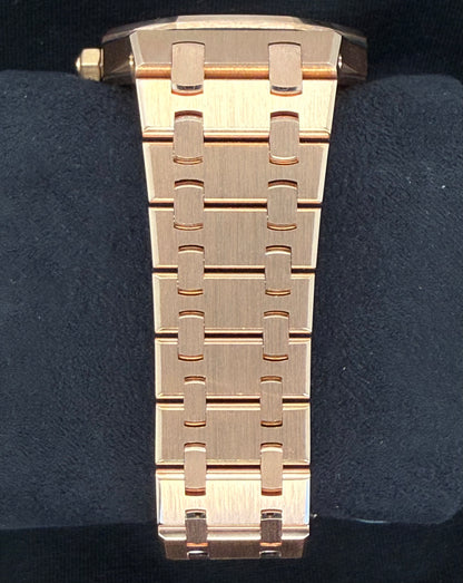Audemars Piguet Royal Oak Selfwinding Rose Gold Diamond Bezel 15551OR.ZZ.1356OR.01 Bracelet 