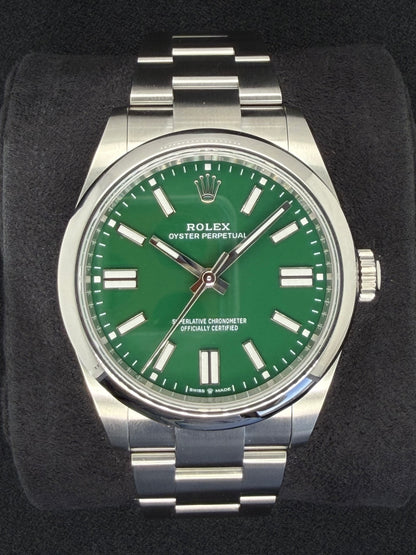Rolex Oyster Perpetual 41 Green 134300 | 2026 | 41mm