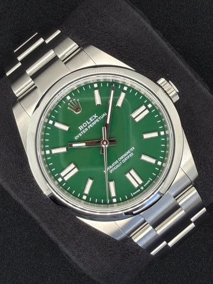 Rolex Oyster Perpetual 41 Green 134300 | 2026 | 41mm