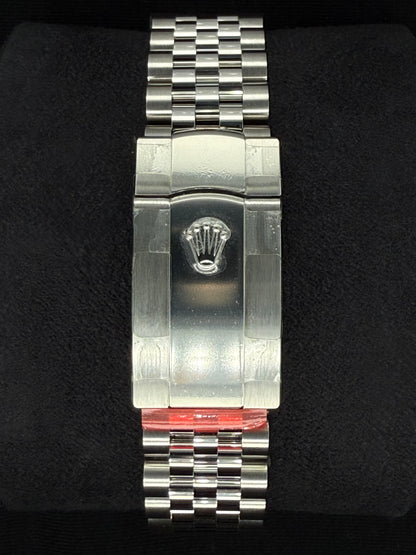 Rolex Datejust 41 Azzurro Blue Roman Dial Fluted Jubilee 126300 clasp