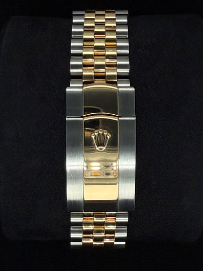 Rolex Datejust 41 Two Tone Yellow Gold Champagne ‘Sticks’ Dial 126333 clasp