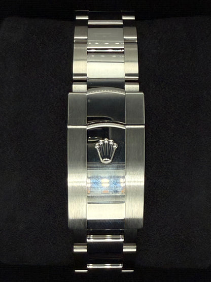 Rolex Datejust 36 Mint Green Dial Fluted Oystersteel 126234 clasp