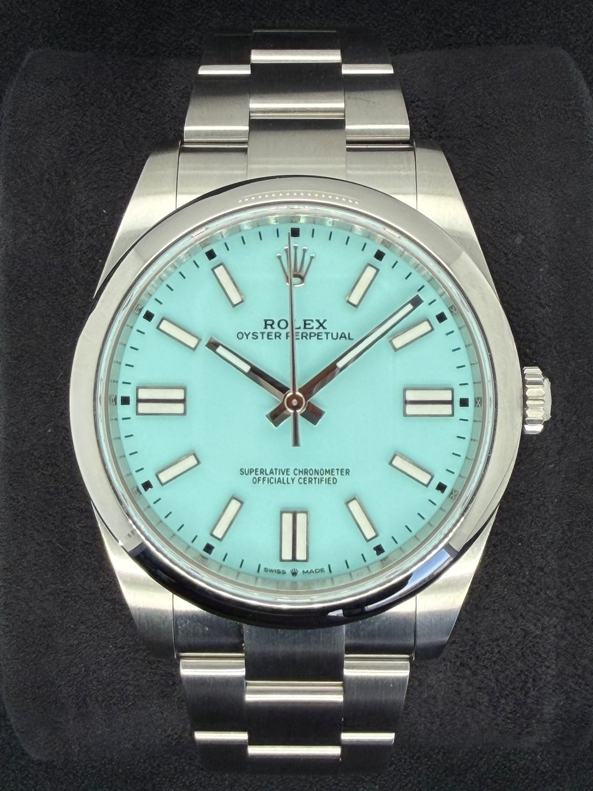 Rolex Oyster Perpetual 41 Tiffany Dial Oyster Bracelet 124300 | 2021 | 41mm